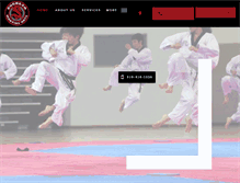 Tablet Screenshot of escoltamartialarts.com